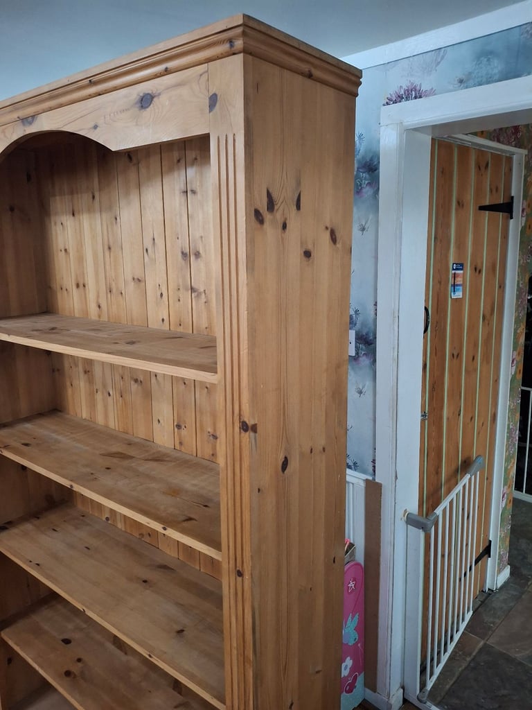 Pine bookcase free local delivery