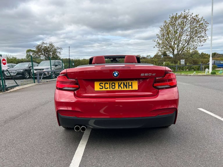 2018 BMW 2 Series 2.0 220D M Sport 2dr Convertible Diesel Manual