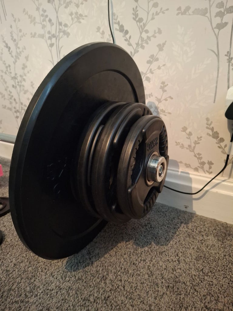 image for Barbell and plate set