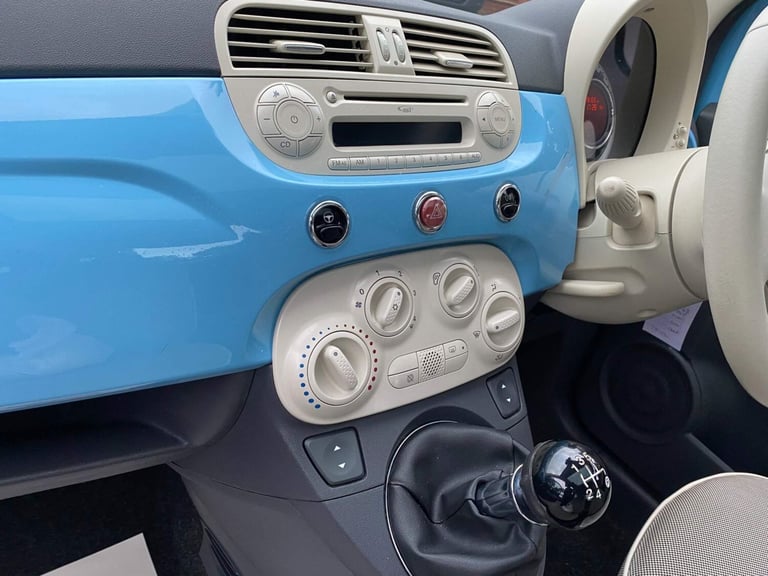 2013 Fiat 500 1.2 Lounge Euro 6 (s/s) 3dr HATCHBACK Petrol Manual