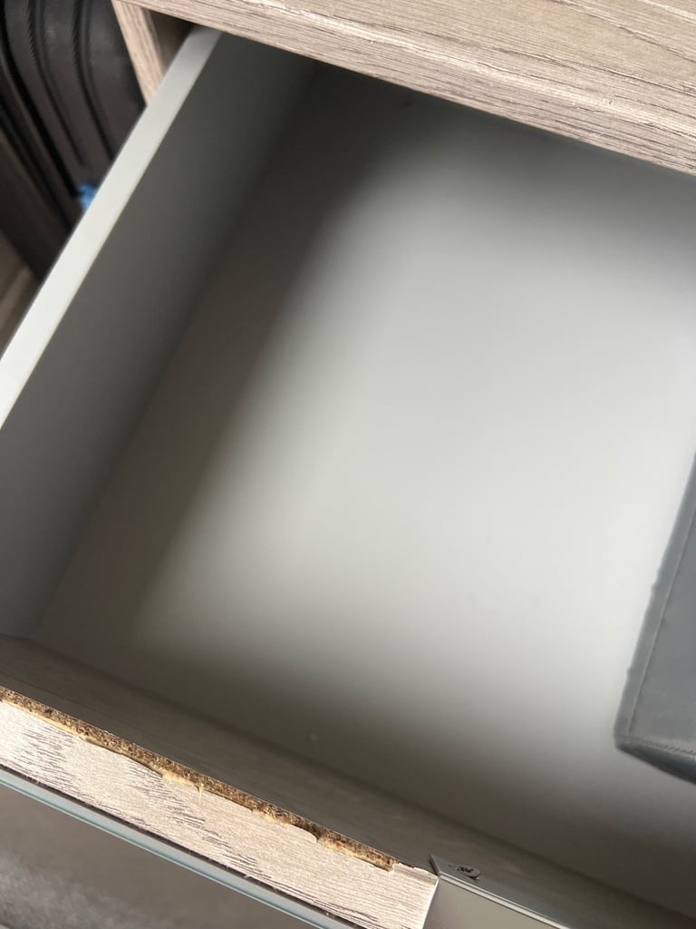 GREY BEDSIDE DRAWER - MUST GO ASAP