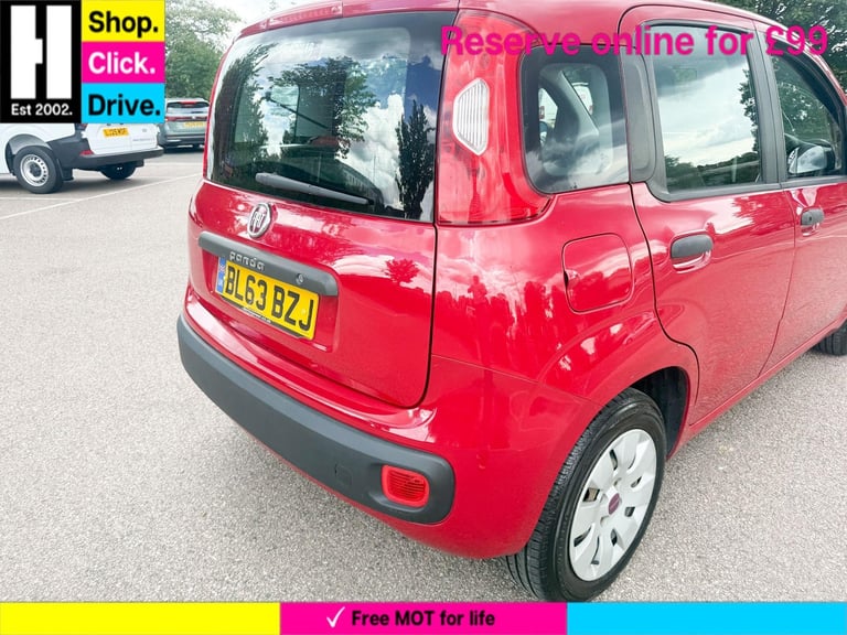 2014 Fiat Panda 1.2 Pop Euro 6 5dr HATCHBACK Petrol Manual
