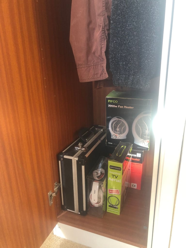 TWO ADJOINING SINGLE WARDROBES