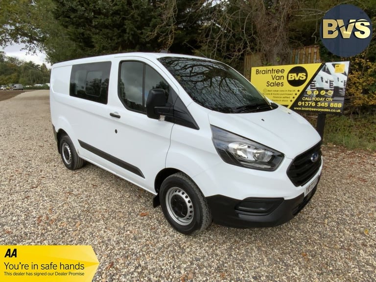 2022 Ford Transit Custom 2.0 300 EcoBlue Leader Crew Van Double Cab 5dr Diesel Manual L1 H1 Euro ...