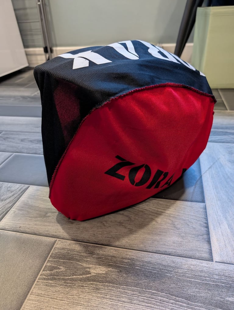 ZORAX X307 Motocross helmet with gloves, blaclava and racing google