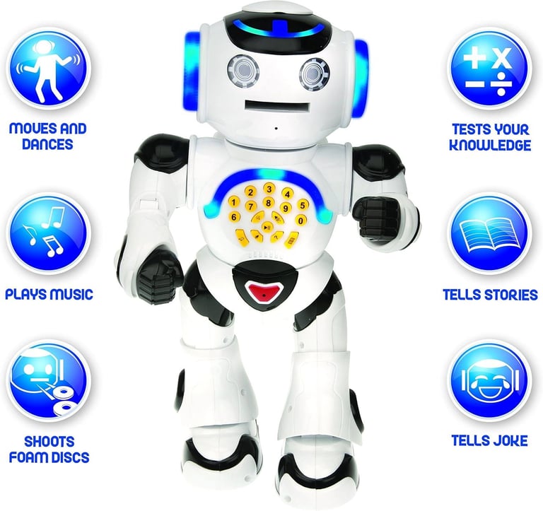 LEXIBOOK Powerman-Remote Control Walking Talking Toy Robot