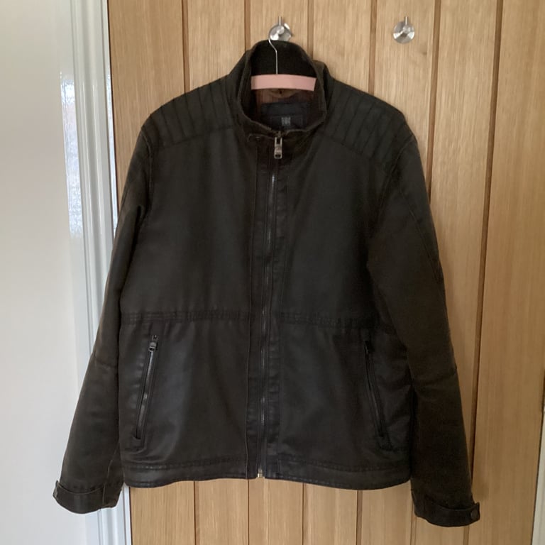 image for MEN’S DARK BROWN BOMBER JACKET from M&S - SIZE M 