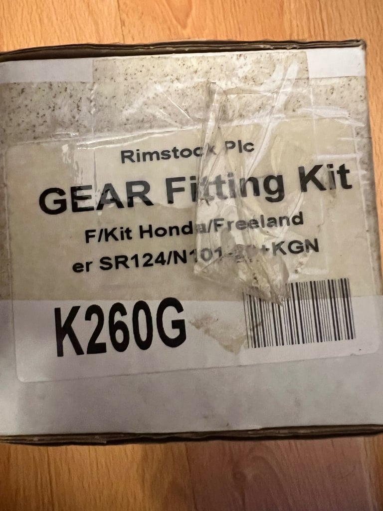 Honda alloy wheels fitting kit locking nuts