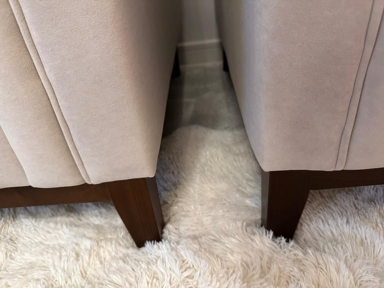 Two chesterfield armchairs 