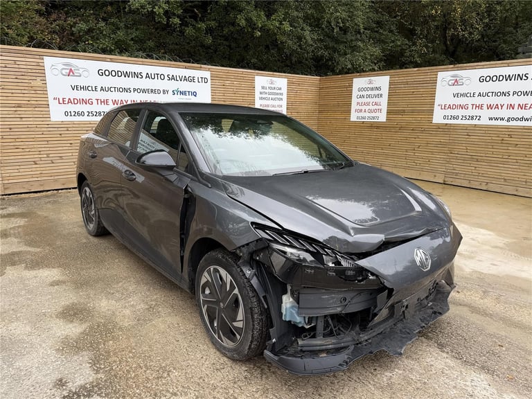 2023 MG 4 SE ELETRIC DIRECT DRIVE DAMAGED REPAIRABLE SALVAGE 