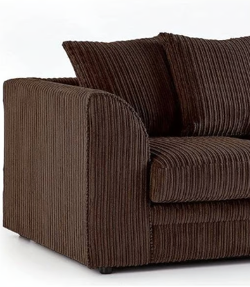 Brand New Dylan L Shape corner or 3+2 seater Sofa Set in Brown colour - SAME/NEXT DAY DELIVERY