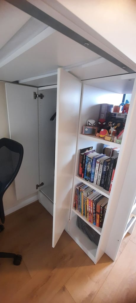 Ikea bunk bed and desk