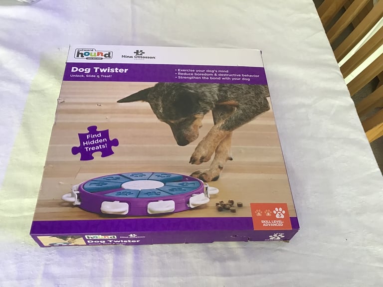 image for Dog Twister boredom buster treat reward game used twice