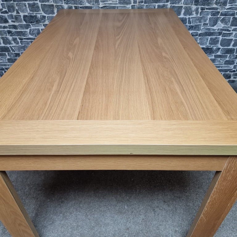 Oak Veneer Dining Table
