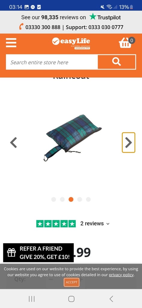 Waterproof wheelchair Rain cover