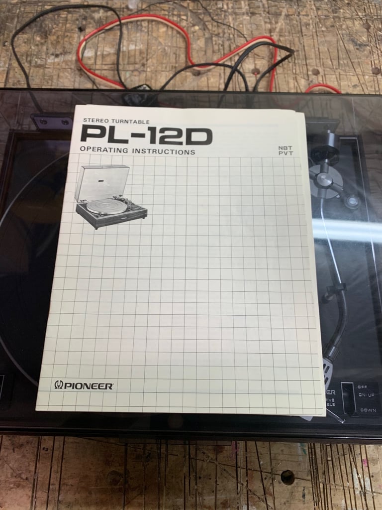 Vintage Pioneer PL-12D Belt Drive Turntable. Serviced and in amazing condition.