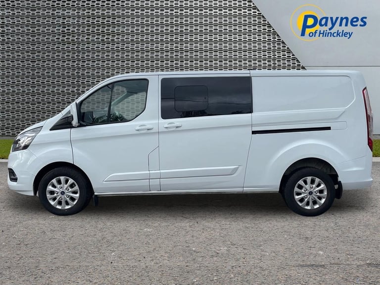 2022 Ford Transit Custom Double Cab in Van Limited 2.0L 170PS AUTO Frozen White