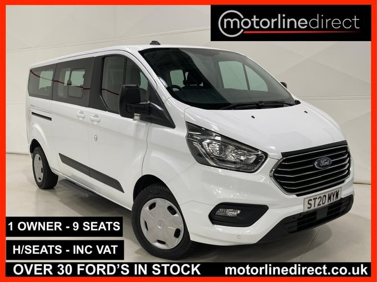 2020 Ford Tourneo Custom 2.0 EcoBlue 105ps Low Roof 9 Seater MPV DIESEL Manual