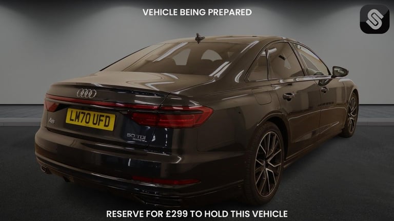 2020 Audi A8 3.0 TDI V6 50 Black Edition Saloon 4dr Diesel Tiptronic quattro Euro 6 (s/s Saloon D...