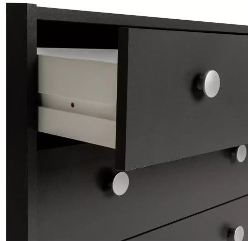 Seville 3 Drawer Chest - Anthracite - 456/8500