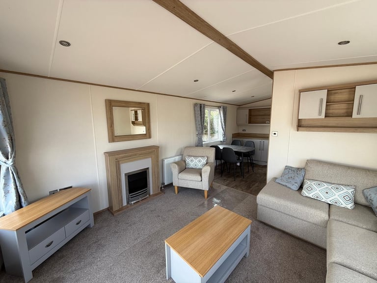 Large 2 Bed Static Caravan - Ensuite Shower - DG + CH - Offsite for Private Land