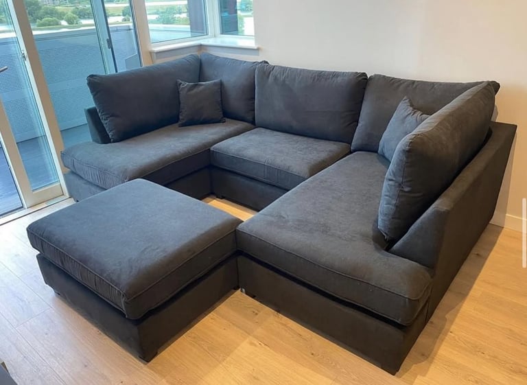 image for  ❤️Limited Deal🚛DYLAN U-Shape Jumbo Cord Sofa ❤️7 Seater + Corner❤️25% OFF😘COD🚛Today💫