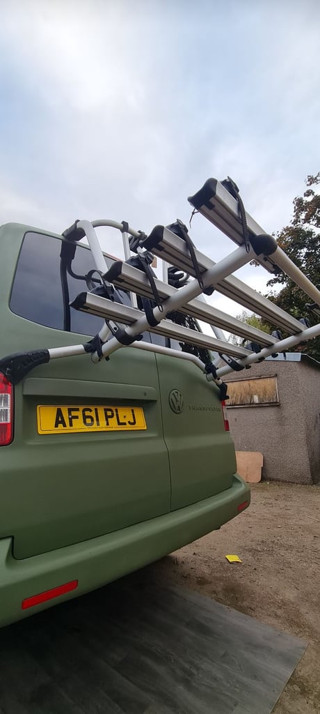 Vw T6 california campervan transporter bike rack genuine.