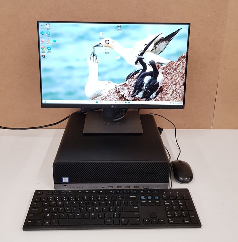 Super Fast HP Micro PC Computer, intel Core i5-9th Gen.16GB RAM,256GB SSD+1TBHDD,UHD Graphics,Win11