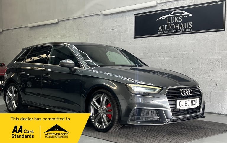 2017 Audi A3 1.5 TFSI CoD S line Sportback S Tronic Euro 6 (s/s) 5dr HATCHBACK Petrol Automatic