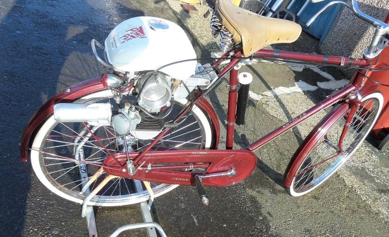 Vintage motorcycle  / autocycle 