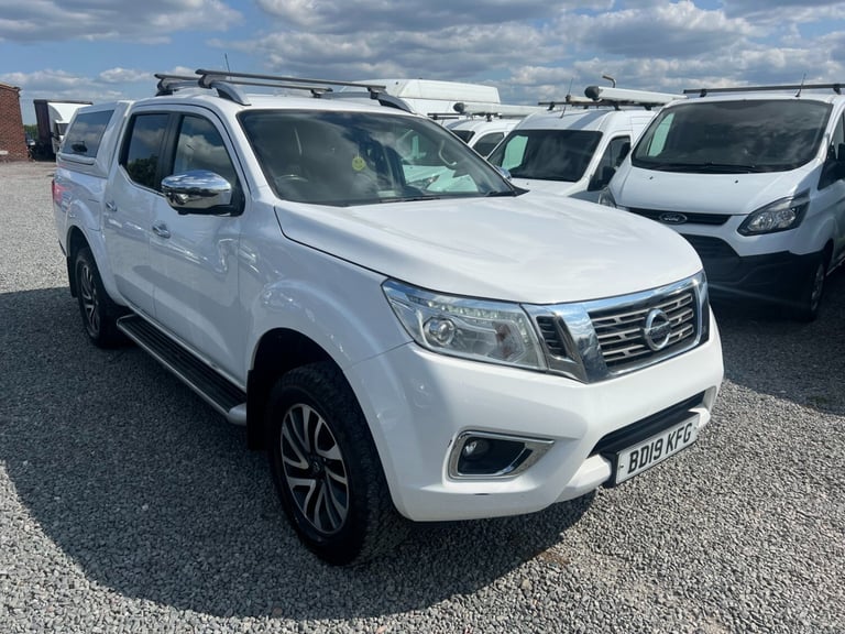 2019 NISSAN NAVARA Double Cab Pick Up Tekna 2.3dCi 190 4WD Auto LEATHER 101k
