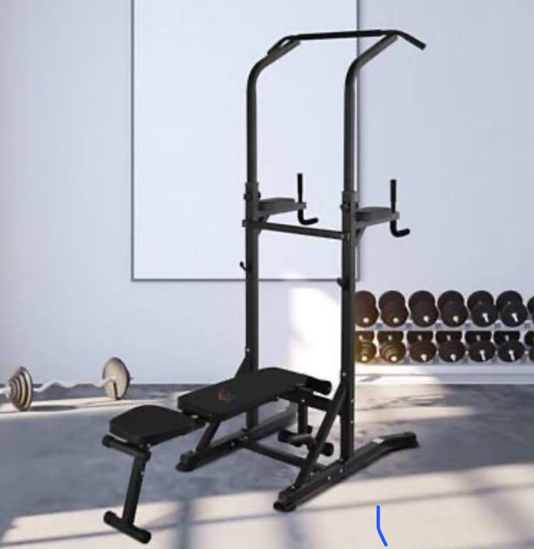 Homcom Adjustable Power Tower Multi-Functional Gym  - Excellent Condition 