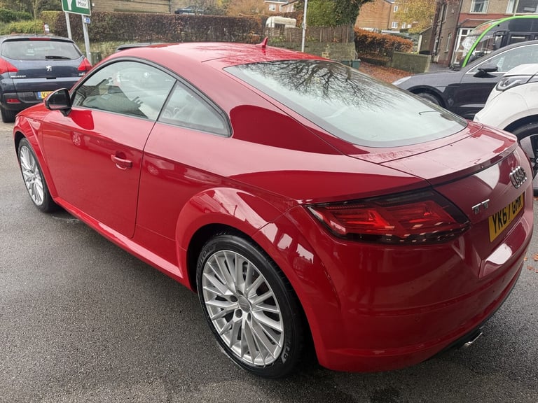 2017 (67) Audi TT 2.0 TFSi Sport DSG automatic 1 local owner 52782 miles Red
