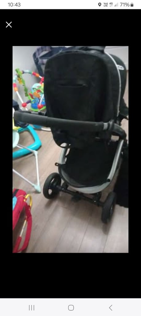 New tippitoes toto pram pushchair carry cot combi