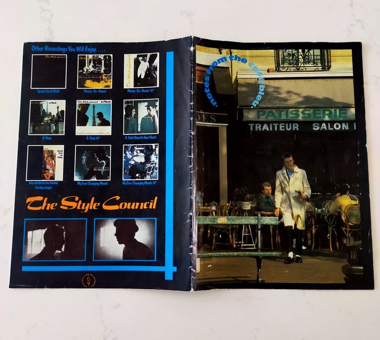 The Style Council -'Notes from the Cafe Bleu booklet from the LP. 1984 release -very VG condition 