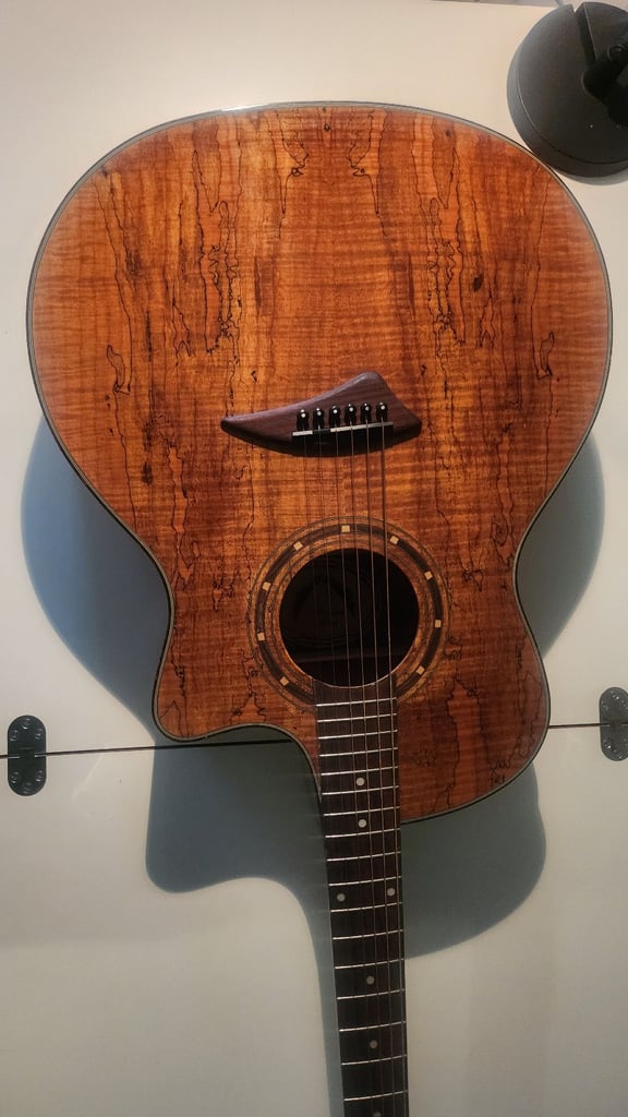 DEAN Exotica Espalt Spalted Maple Electro-Acoustic Guitar