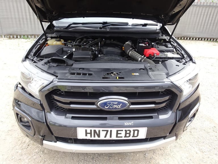 2021 71 REG FORD RANGER WILDTRAK ECOBLUE 4X4 DIESEL AUTO PICK UP DAMAGED SALVAGE
