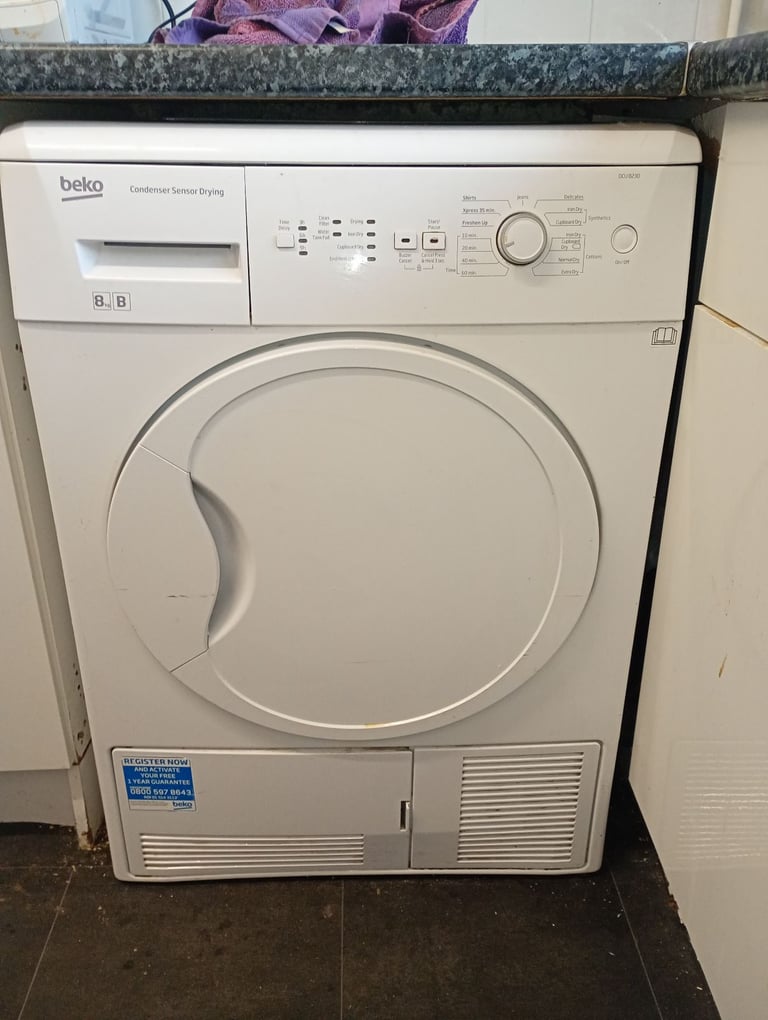 beko condensore tumble dryer 8kg