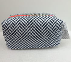 image for M&S Navy & White Cosmetic Bag (New with Tag)