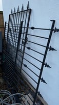 Wrought iron fence and gate