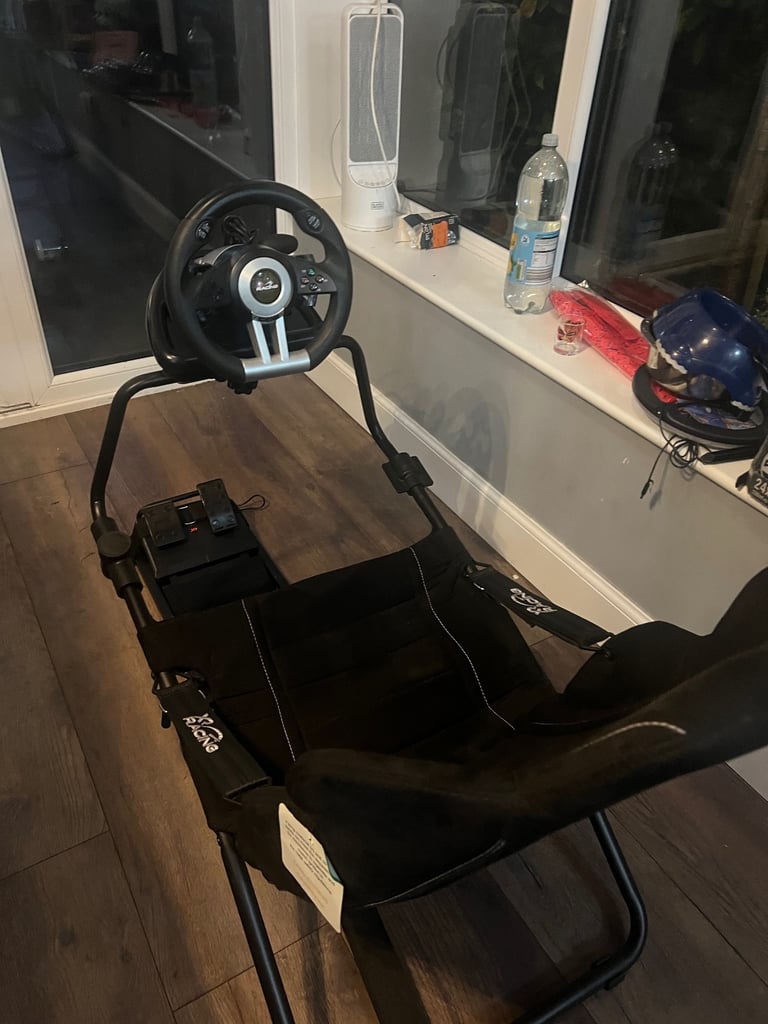 Full racing sim set up including console and games!