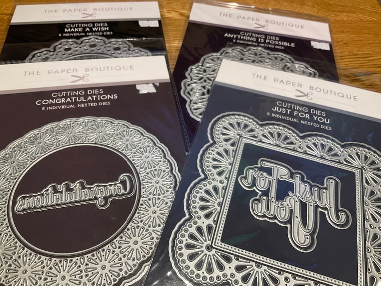 Cutting dies by The Paper Boutique 