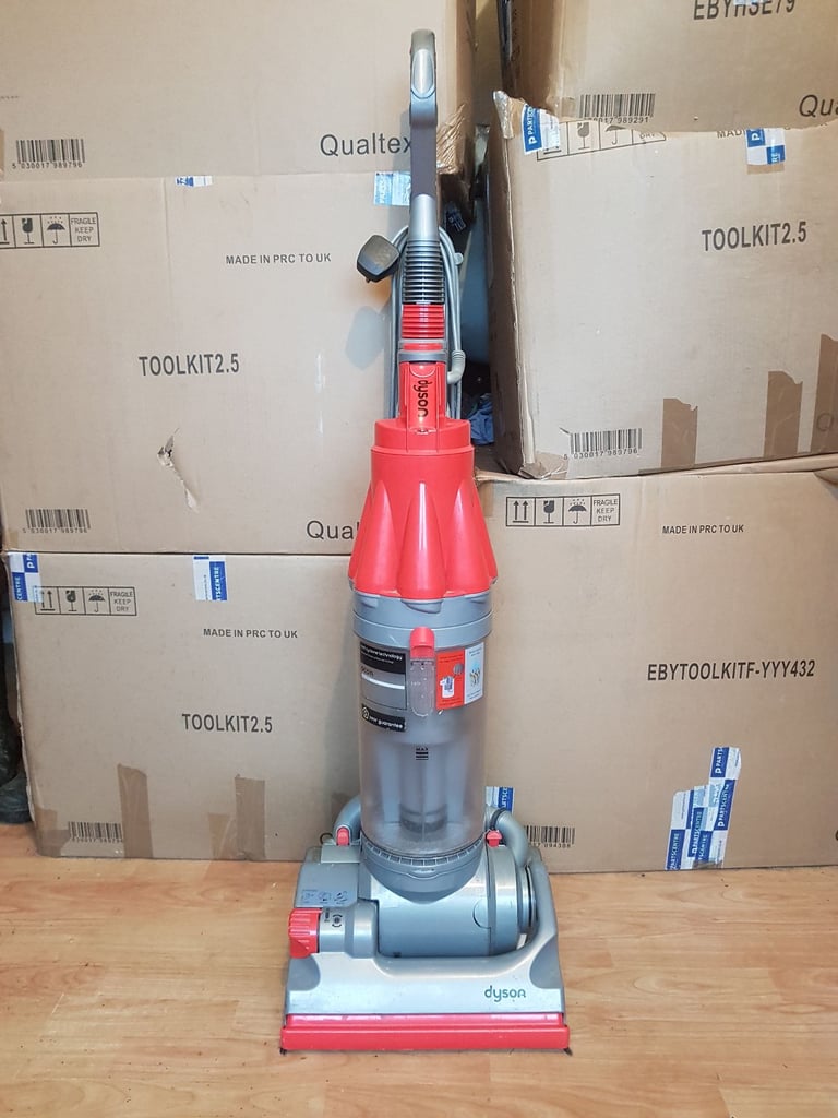 red Dyson DC07 filters washed and dried All Floors Upright Hoover tools no texi