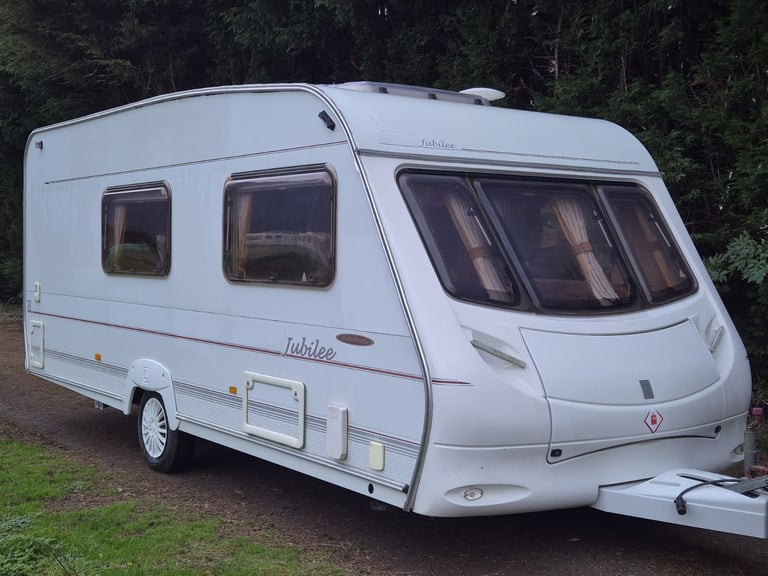 Abi Ace Jubilee 2004 4 berth caravan , full size awning with annex