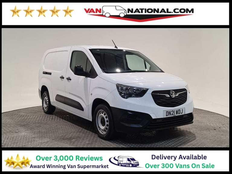 2021 Vauxhall Combo 1.5 TURBO D 2300 DYNAMIC L2 H1 100 BHP LWB Panel Van Diesel Manual