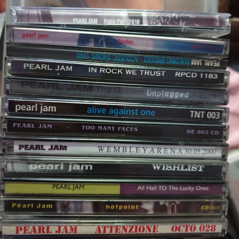 image for PEARL JAM CD JOB LOT ( 12) 