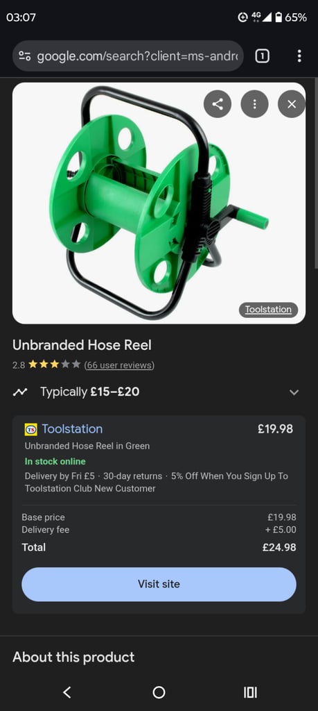 image for Garden hose coil 