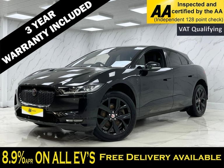 2022 Jaguar I-Pace 400 90kWh HSE Black SUV 5dr Electric Auto 4WD (400 ps) HATCHBACK ELECTRIC Auto...