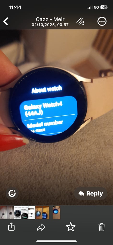 Samsung smart watch4 4 - (44AJ) S4 R860 