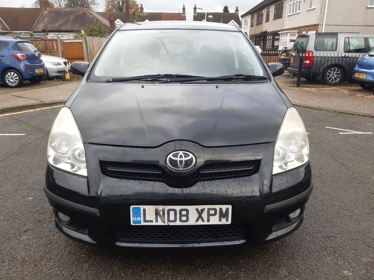 2008 Toyota Corolla Verso 1.8 VVT-i SR MPV 5dr Petrol Manual 7 Seater Low miles ULEZ Free HPI Clear
